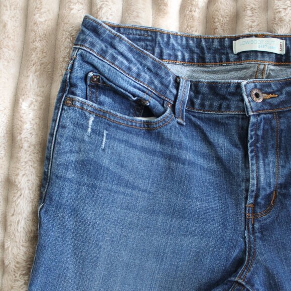 Levi's 545 Low Boot Cut Jeans Medium Wash Size 12M - Picture 9 of 11